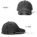 Custom washed cotton silk lined customized baseball cap